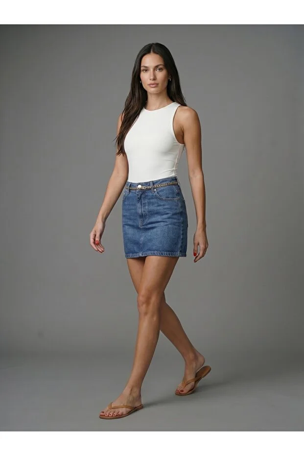 Noe Collection Kadın Halter Yaka Body Slim Fit Likralı Bodysuit Günlük Şık Atlet Body 3